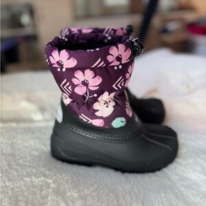 Reima Kids Winter Snow Boots Floral Insulated Waterproof EU 30 US 12 NWOT